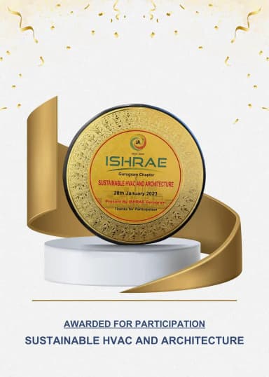 AWARDED FOR PARTICIPATION SUSTAINABLE HVAC AND ARCHITECTURE