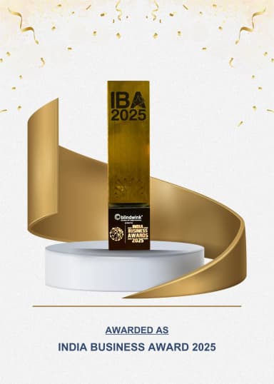 AWARDED AS INDIA BUSINESS AWARD 2025